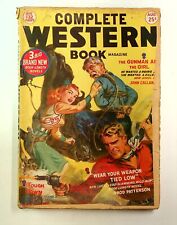 Complete Western Book Magazine Pulp Aug 1950 Vol. 17 #9 GD picture