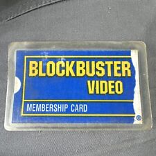 Vintage Original Blockbuster Video Membership Card Laminated picture