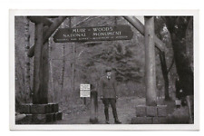 California CA Muir Woods National Monument Entrance RPPC Walter Finn Custodian picture
