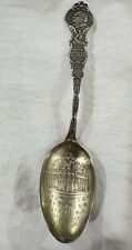 Sterling 1901 President McKinley Shot, Pan-American Exposition Buffalo, NY Spoon picture