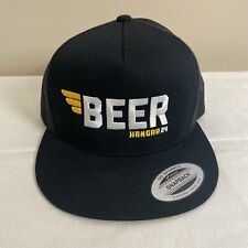 Hangar 24 Brewery BEER Black Baseball Cap Hat Authentic Yupoong Snapback picture