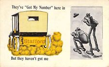 Got My Number, Stafford, KS, Kansas, Sayers Message, Old Postcard picture