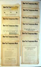 NEW YORK TEMPERANCE WORK ~ Lot of Newsletters 1944-1958 picture