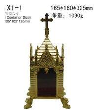Gothic Reliquary for your Relic Made of Brass 12.8