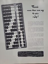 1942 Comptometer Felt & Tarrant Fortune WW2 Print Ad Q4 Abacus Homefront Carp picture