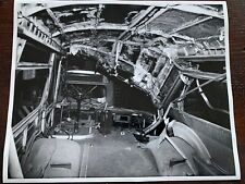 8X10 NY NYC SURFACE TRANSIT BUS B&W 1976 DAMAGED NEW YORK CITY ACCIDENT DEMOLISH picture