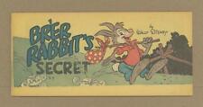 Brer Rabbit's Secret Mini Comic #2 NM 9.4 1947 picture