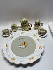 miniature tea set vintage baby angels  picture