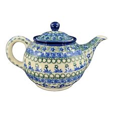 Ceramika Artystyczna Boleslawiec Polish Pottery Teapot Hand Painted Ceramic picture