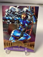 SILVER SABLE-1995 MARVEL METAL - #40 picture