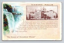 c1927 WB Postcard Niagara Falls Multi=View Home of Shredded Wheat picture