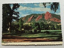 The Flatirons, Boulder Colorado. Postcard (Y1) picture