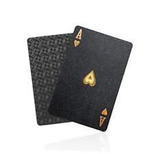 BIERDORF Diamond Waterproof Playing Cards, Poker Cards, HD, Deck of Cards Black picture