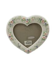 Mervyn's Hand Painted Heart Floral Ceramic Picture Frame picture