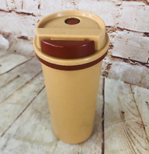 vtg HOLLYWOOD ACCESSORIES plastic tumbler capped TRAVEL CUP No. 167 COMPTON, CA picture