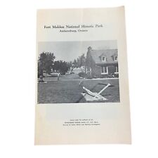 1960s Fort Malden National Historic Park Ontario Canada Brochure 1966 Vintage picture