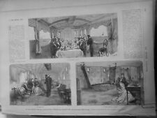 1874 I Train Overseas Train Imperial Russian Saint Patersbourg 1 Journal Old picture