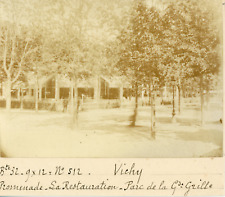 France, Vichy, Promenade & restaurant su Parc de la Grande Grille, circa 1900, Wine picture