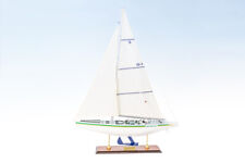 AUSTRALIA II WOODEN MODEL Detailed Yacht Boat America's Cup Sailboat Gift 40cm picture