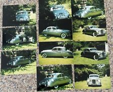 Vintage 50s 1954 Jaguar MK 7 Silver Pewter Color Photos And Negatives Lot Of 11 picture