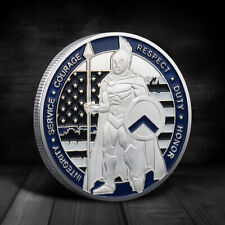50 PCS Enforcement Coins Collection Challenge Coin Police Blue Lives Matter picture