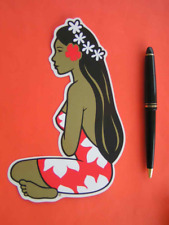 French Polynesia Hinano Tahiti Beer Sticker Stickers. 17 cm. LUXURY. picture