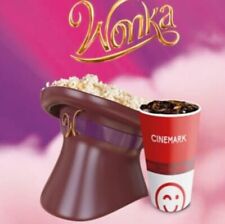 WONKA Movie popcorn HAT  EXCLUSIVE bucket 2023 IMPORT HTF 3d picture