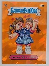 2020 GARBAGE PAIL KIDS SAPPHIRE ORANGE 49A - DOUBLE HEATHER #14/25 picture