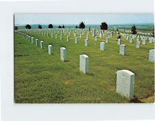 Postcard Final resting place Custer National Cemetery Crow Agency Montana USA picture