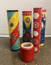 Assorted Lot  Of Five Vintage Kaleidoscopes Fun Colorful Toys picture