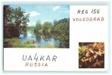 1969 QSL Ham Radio Card Volgograd USSR Russia Photos picture