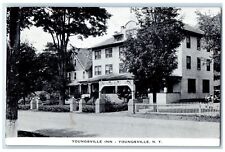 c1940 Roadside View Youngsville Inn Building Youngsville New York NY Postcard picture