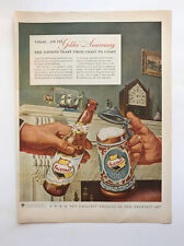 1953 Falstaff Beer Golden Anniversary Vintage Print Ad picture