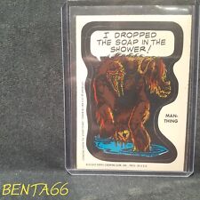 1974 1975 Topps Marvel 🔥 Comic Book Heroes Sticker Man-Thing picture