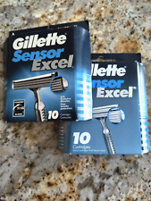 Gillette Sensor Excel Razor Blades for Men Pack of 10 Blades picture