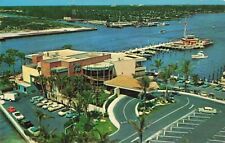 Fort Lauderdale Florida, Pier 66 Restaurant Lounge Yacht Club, Vintage Postcard picture