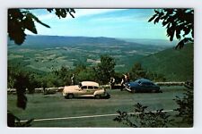 Classic 1950's Cars Skyline Drive Virginia Vintage Postcard AF373 picture