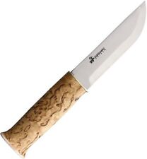 Karesuando Sami Fixed Knife Sandvik Steel Blade MasurBirch Brass Horn - 3514-10 picture