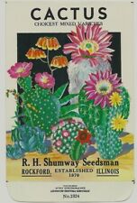 Original Unused Vintage Cactus Seed Pack From R. H. Shumway Rockford, Illinois picture
