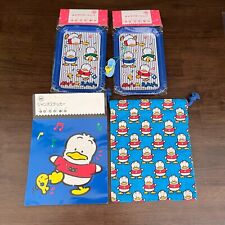 VINTAGE 1995 Sanrio AHIRU NO PEKKLE pouch sticker stationary plate lot picture
