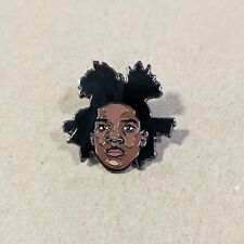 Jean Michel Basquiat hard enamel pin, Samo Art Icon picture