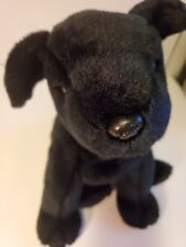 Ty Classic Beanie Black Labrador Retriever Puppy Tugger Realistic Look 2001 picture