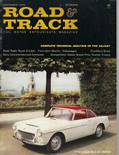 1959 DECEMBER Road & Track car magazine Fiat Osca 1500 by Farina Grand Prix VG picture