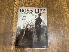 Boys Life The Boy Scouts Magazine July 1917 World War I WWI USA Vintage picture