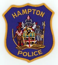 VIRGINIA VA HAMPTON POLICE NICE SHOULDER PATCH SHERIFF picture