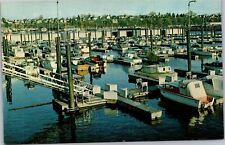 Postcard WA Everett - Boat Basin at 14th Street picture