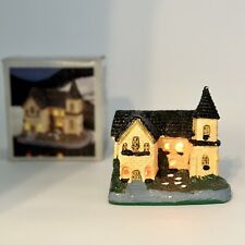 Lighted Cottage Charmers Orange Church Christmas Village Holiday picture