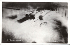 U.S. Navy WW1 Battleship Storm at Sea Waves Flooding Forecastle Bow Nobert Moser picture