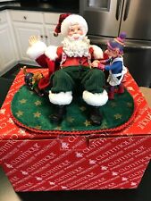 Possible Dreams Clothtique 2006 Tickled Silly Santa Figurine #88057 w/Box & Tags picture