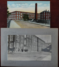 Perry Knitting Mills Perry NY c. 1900 Photograph & Postcard picture